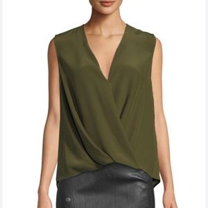 Rag & bone Victor top green XS EUC